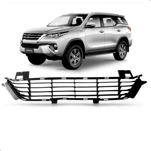 Grade Central Hilux Sw4 Srx 2016 A 2020 Inferior 1a Linha - Preto