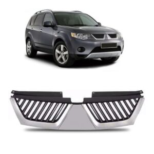 Grade Radiador Outlander 2007 2008 2009 Moldura 1a Linha Cinza