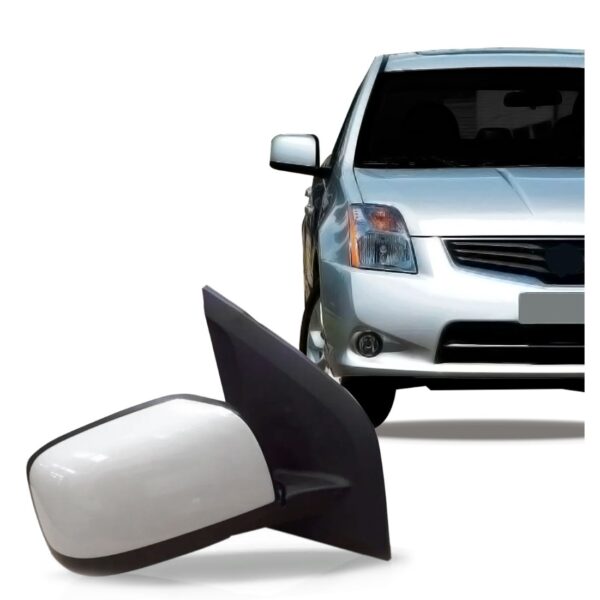 Retrovisor Sentra 2010 A 2012 Elétrico (cabeça Quadrada) Lado Direito