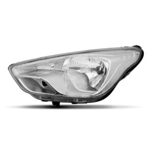 Farol Para Ford Ka 15 16 2017 2018 Cromado Manual 1ª Linha Esquerdo/motorista