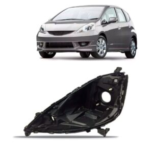 Carcaça Farol Fit 2009 A 2012 Lado Esquerdo