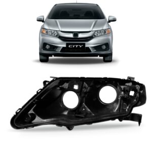 Carcaça De Farol Honda City 2014 2015 2016 2017 Lado Esquerdo