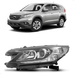 Farol Para Honda Crv 12 13 14 15 Manual C/ Projetor 1ª Linha Esquerdo/motorista