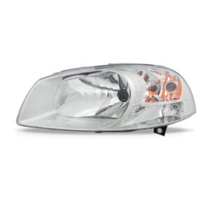 Farol Palio 08/12 Strada 14/16 Manual Reto Cromado 1ª Linha - Esquerdo/motorista