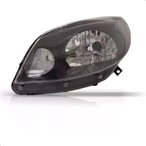 Farol Sandero 2011 2012 2013 2014 Mascara Cinza 1ª Linha - Esquerdo/motorista