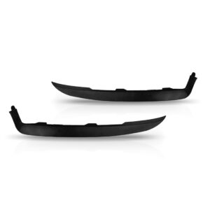 Par Moldura Friso Farol Sandero E Stepway 15/19 Logan 14/19 Preto