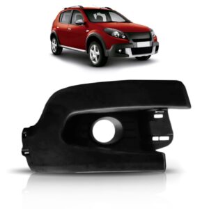 Tela Frontal Farol Milha Renault Sandero Stepway 2012 13 14 Lado Direito