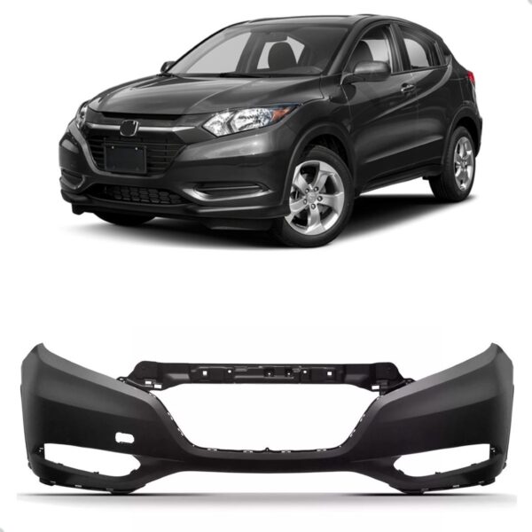 Parachoque Dianteiro Honda Hrv 2015 2016 2017 2018 1a Linha Preto