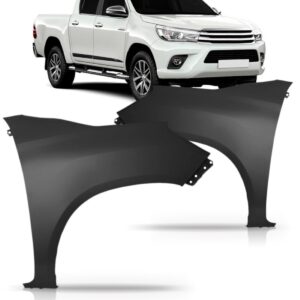 Paralama Hilux Srv 2016 2017 Cabine Simples Sem Furo Pisca Lado Esquerdo