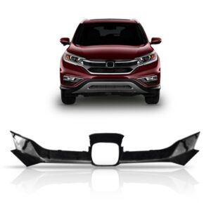Tela Frontal Radiador Crv 2015 2016 17 Superior Sem Moldura Preto