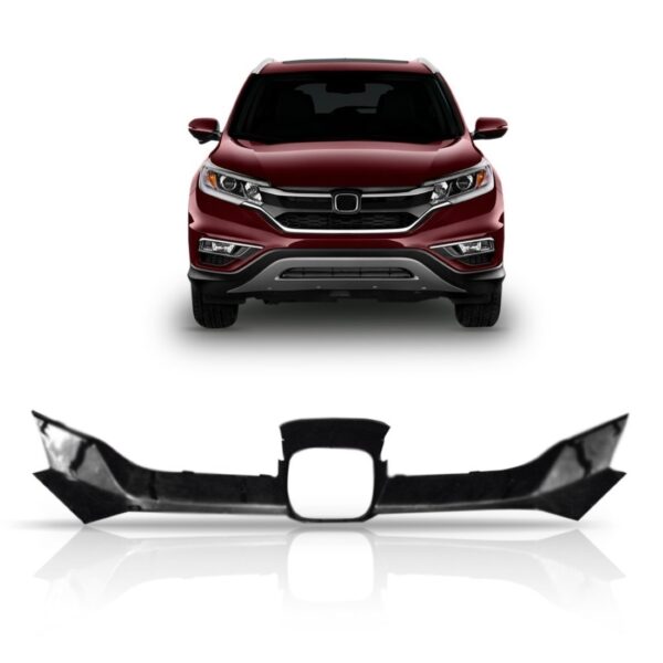 Tela Frontal Radiador Crv 2015 2016 17 Superior Sem Moldura Preto