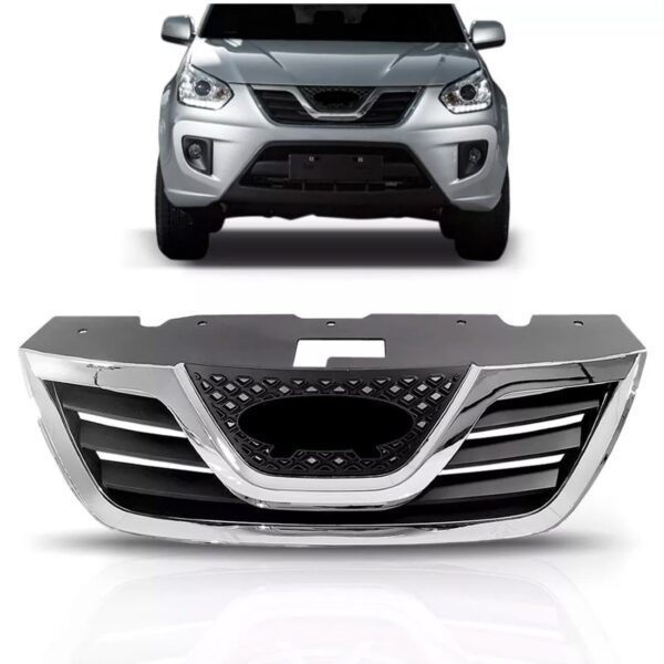 Grade Radiador Tiggo 2014 2015 2016 Com Friso 1a Linha Plástico