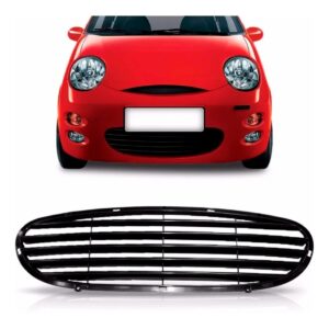 Grade Do Parachoque Dianteiro Chery Qq 2011 A 2016 1a Linha Preto