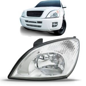 Farol Tiggo 2010 2011 2012 2013 Foco Manual 1ª Linha - Esquerdo/motorista