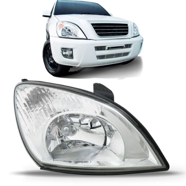 Farol Tiggo 2010 2011 2012 2013 Foco Manual 1ª Linha - Direito/passageiro