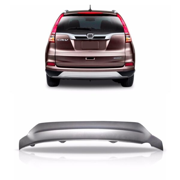 Moldura Parachoque Traseiro Crv 2015 A 2017 Prata