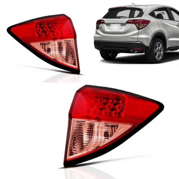 Lanterna Traseira Hrv 2015 2016 2017 Com Led Canto Lado Direito