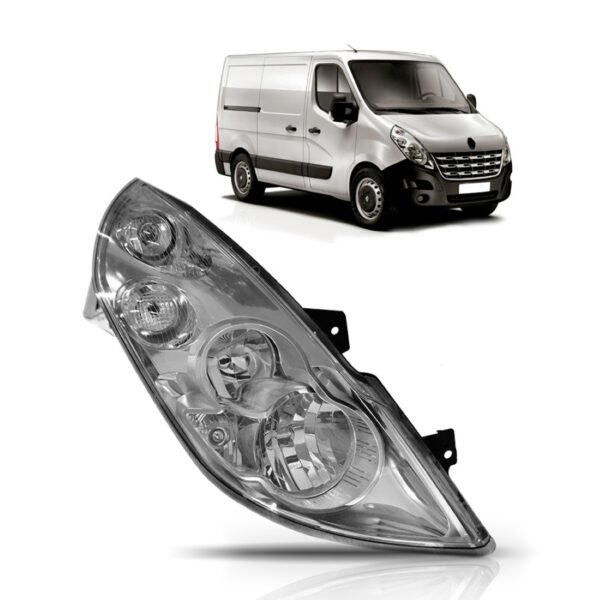 Farol Master 2013 A 2022 Manual Elétrico Sem Auxiliar Lado Direito