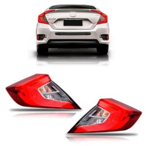 Lanterna Traseira Canto Civic 2017 A 2021 Americano Com Led Lado Direito