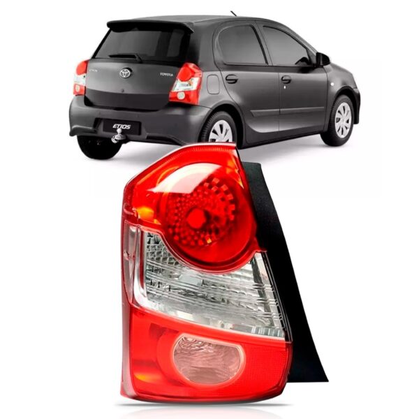 Lanterna Traseira Etios Hatch Ré Rosa 2012 A 2020 Le Esquerdo