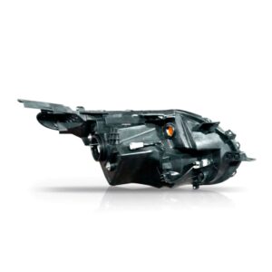 Farol Triton 17 18 Com Sinaleira Ambar Manual Mascara Negra Lado Esquerdo