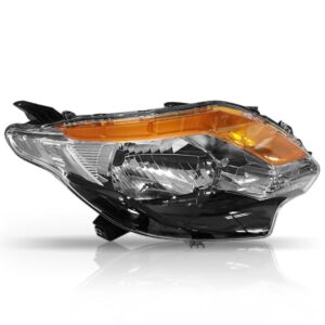 Farol Triton 17 18 Com Sinaleira Ambar Manual Mascara Negra Lado Esquerdo