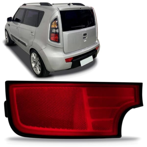 Refletor Parachoque Traseiro Soul 2010 2011 2012 C/ Garantia Lado Esquerdo