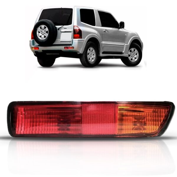 Sinaleira Tras Parachoque Pajero Full 2000 A 2002 Verm/ambar Lado Direito
