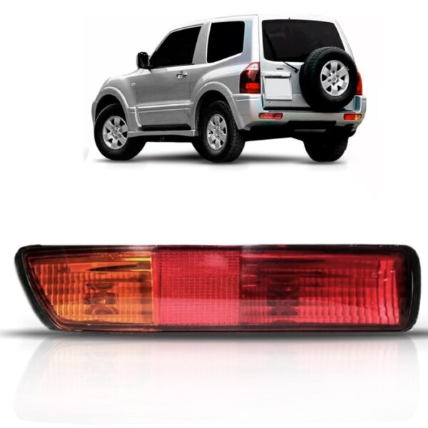 Sinaleira Tras Parachoque Pajero Full 2000 A 2002 Verm/ambar Lado Esquerdo