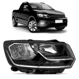 Farol Foco Duplo Gol Saveiro G7 2016 A 2020 1ª Linha - Direito/passageiro