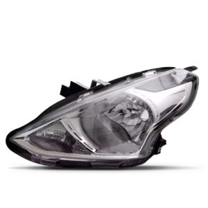 Farol Versa 2016 2017 2018 Manual Cromado 1ª Linha Direito/passageiro