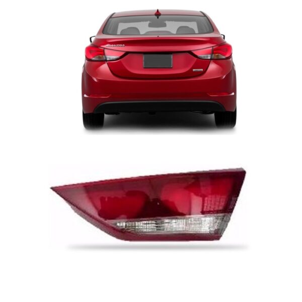 Lanterna Traseira Elantra 2017 A 2018 Porta Mala Sem Led Lado Esquerdo