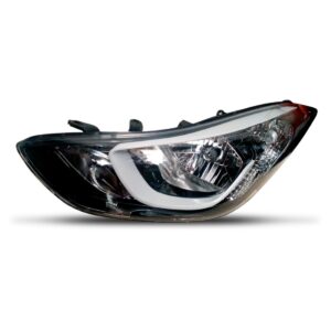 Farol Elantra 2015 A 2016 Eletrico Com Motor 1ª Linha - Esquerdo/motorista