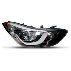 Farol Elantra 2015 A 2016 Eletrico Com Motor 1ª Linha - Direito/passageiro