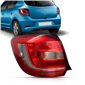 Lanterna Traseira Sandero 2015 2016 2017 Bicolor C/ Garantia Lado Esquerdo