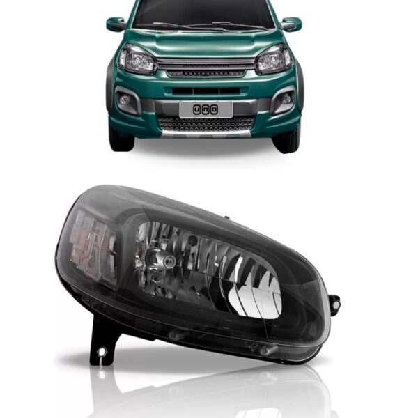 Farol Para Partner Fiorino 2022 2023 2024 2025 Fume 1ª Linha - Direito/passageiro