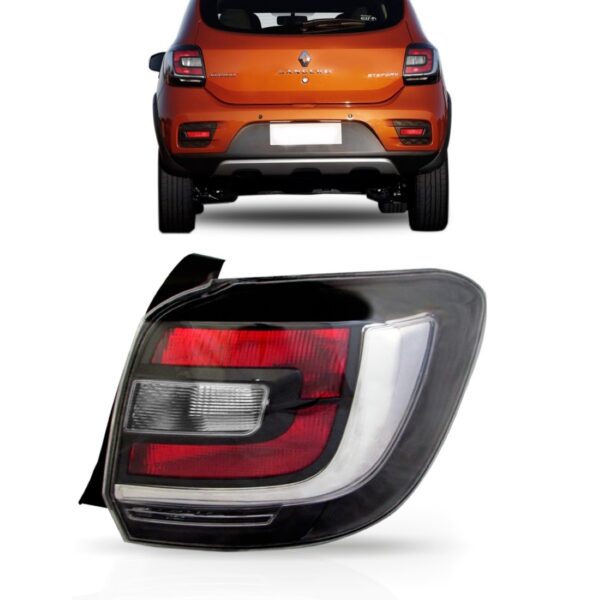 Lanterna Traseira Sandero Stepway 2015 2016 2017 2018 Fumê Lado Direito