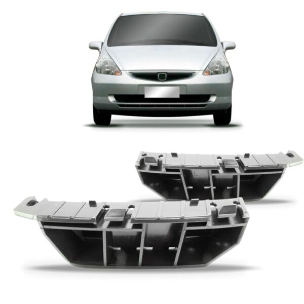 Guia Parachoque Dianteiro Fit 2003 A 2008 Lado Esquerdo