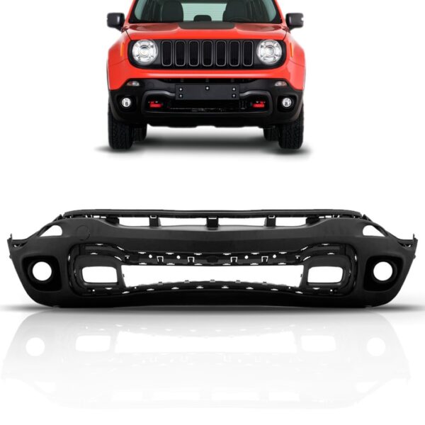 Parachoque Dianteiro Renegade Trailhawk 2015/2018 1a Linha Preto