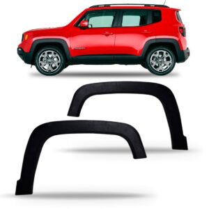 Alargador Aplique Moldura Paralama Jeep Renegade Dianteiro Lado Esquerdo