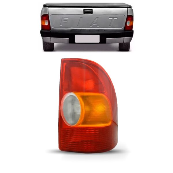 Lanterna Traseira Strada 1996 A 2000 Tricolor Lado Direito