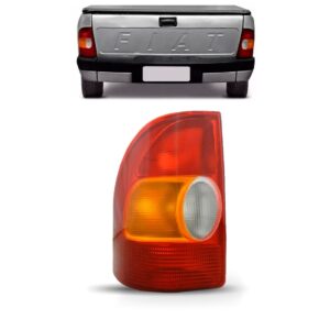 Lanterna Traseira Strada 1996 A 2000 Tricolor Lado Esquerdo