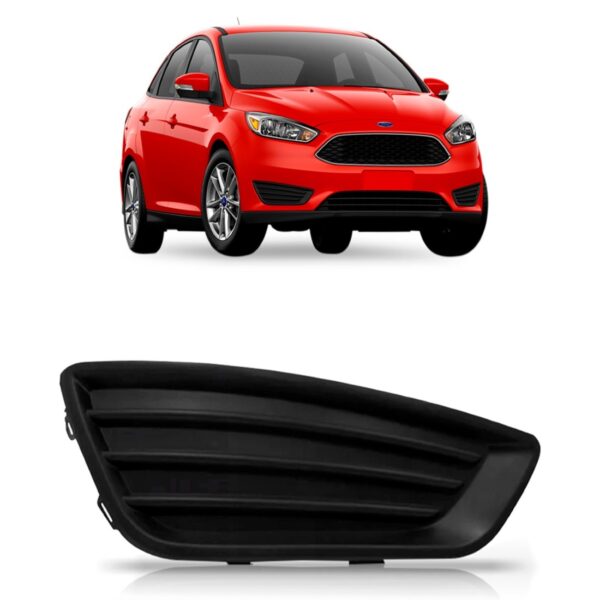 Tela Frontal Moldura Parachoque Para Focus Flexone 15 16 17 Lado Direito