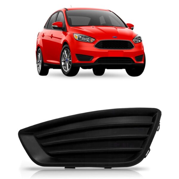 Tela Frontal Moldura Parachoque Para Focus Flexone 15 16 17 Lado Esquerdo