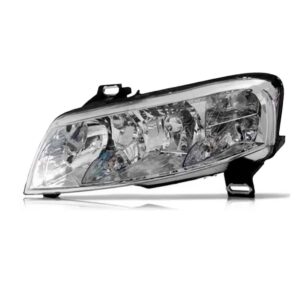 Farol Stilo 2001/2007 Moldura Cromada S/ Auxiliar Elétrico Lado Esquerdo