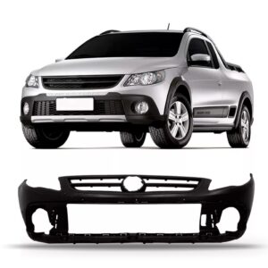 Parachoque Saveiro Cross G5 2010 2011 2012 2013 Dianteiro Preto