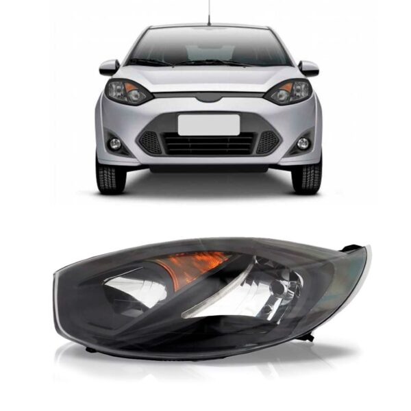 Farol Fiesta 2010 2011 2012 Fumê 1ª Linha - Esquerdo/motorista