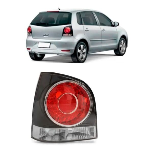 Lanterna Traseira Polo 2007 2008 09 10 11 12 2013 Hatch Fumê Lado Esquerdo