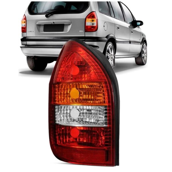 Lanterna Traseira Zafira 1999 A 2008 Tricolor Mega Desconto Lado Esquerdo