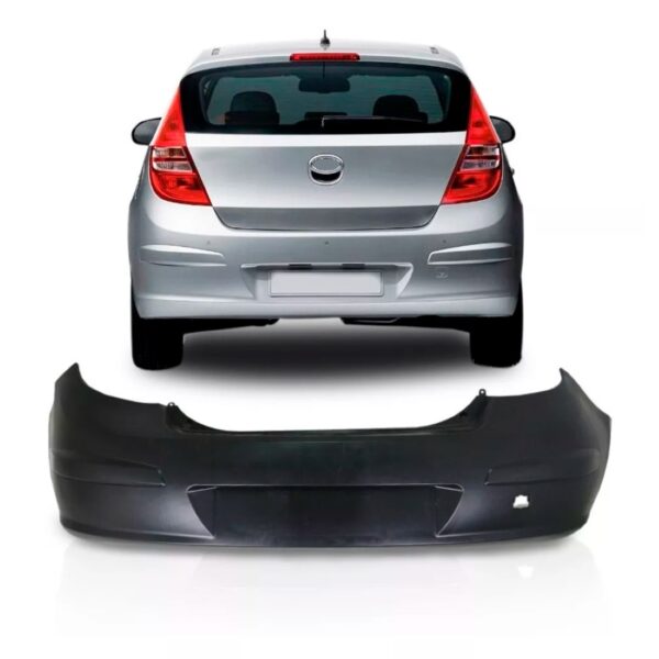 Parachoque Traseiro I30 2009 A 2012 Preto 1a Linha